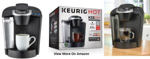 Keurig K55 Single Serve Programmable K-Cup Pod Coffee Maker, Black
