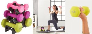 AmazonBasics 20-Pound Dumbbell Set