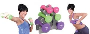Tone Fitness 20 lb. Hourglass Dumbbell Set
