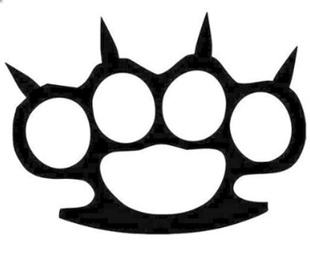 Spiked Brass Knuckles